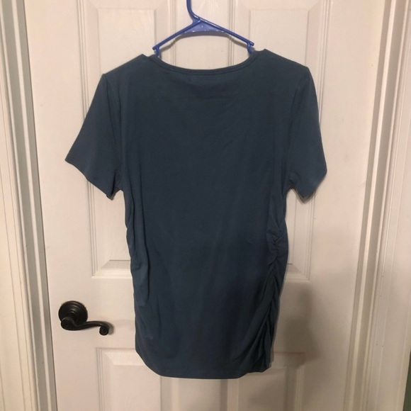 Michael Kors Ruched Zipper Shirt - Picture 9 of 12